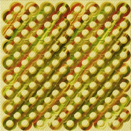 

Ahgly Company Indoor Square Patterned Bold Yellow Area Rugs 4 Square