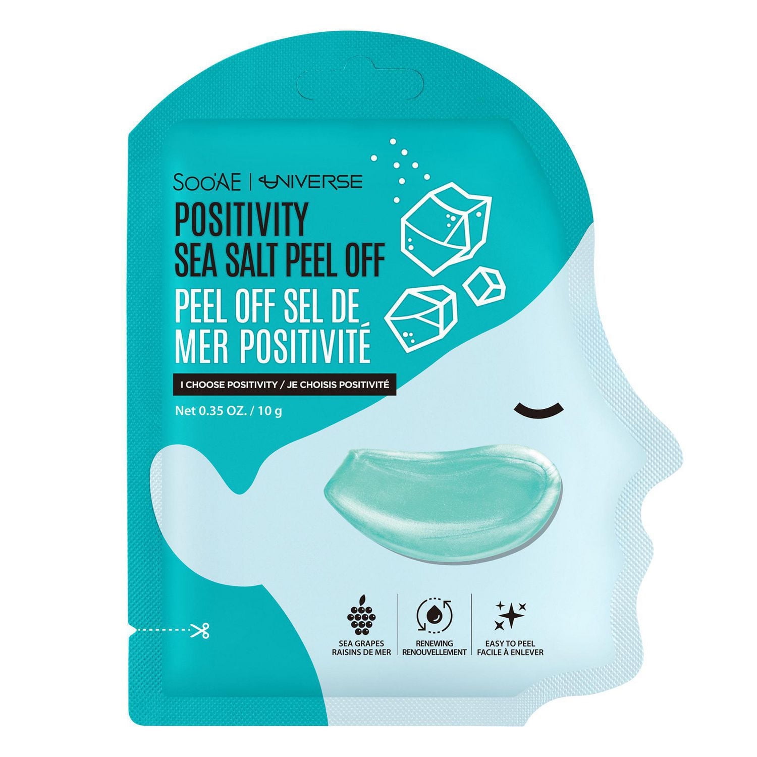 Soo'AE Universe Positivity Sea Salt Peel Off