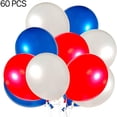 thumbnail image 1 of Red White and Blue Pack of 60, 12 Inch Latex, 1 of 3
