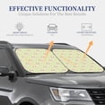 thumbnail image 4 of Fotbe Rabbit With Tie 2-Piece Car Windshield Sun Shade | Sun Blocker for Car Windshield | Foldable Automotive Interior Accessories for Sun Protection-Medium, 4 of 7