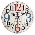 thumbnail image 1 of Wood Wall Clock 12inch Decorative Clocks for Bedroom Living Room Home D, 1 of 7