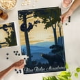 thumbnail image 5 of Lantern Press 1000 Piece Jigsaw Puzzle, Blue Ridge Mountains, Black Bear at Sunset, Lithograph, 5 of 5