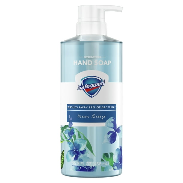 Safeguard Liquid Hand Soap Nourishing Ocean Breeze, 15.5 Oz Walmart