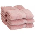 thumbnail image 1 of 900GSM Egyptian Cotton 6-Piece Face Towel Set  Tea Rose, 1 of 1