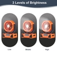 thumbnail image 4 of Ventilador Recargable AISVELDY para Camping con Batería y Luz LED 20h, 4 of 7