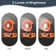 thumbnail image 4 of Ventilador Recargable AISVELDY para Camping con Batería y Luz LED 20h, 4 of 7