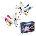 thumbnail image 3 of Coche de carreras Transforming Car Robot Toy Fogsea Unicorn, azul, 3 of 4