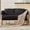 Black, variant on Modern Decorative Chair, Accent Side Chair with Gold Metal Legs, Plush Teddy Fleece Upholstered Armchair for Living Room, Dressing Area, Reception, Office, White