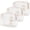Flesh Pink, variant on TSA Approved Toiletry Bag, 3 count Clear Toiletries Bags Quart Size Travel Makeup Bag for Women Men, Carry Airport Airline Compliant Bag ( )