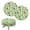 Avocado Green Leaves, variant on ZIATUBLE Wooden Daisy Bar Stool Seat Covers Soft Chair Stool Cushion 2 Packs with Elastic Bands Stool Seat Cover Protector 12-14 Inch Stretch Circle Chair Slipcover Home Decor