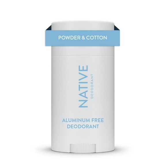 Native Deodorant, Aluminum Free, Powder & Cotton, for Women and Men, 2.65 oz