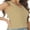 Beige, variant on Womens V Neck Tank Tops 2024 Ribbed Knit Sleeveless Basic Shirt Trendy V Neck Buttons Summer Top