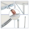 thumbnail image 5 of SalonMore 3 Feet Portable Folding Table Outdoor Picnic Camping Party Table, 5 of 7