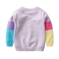 thumbnail image 2 of SILVERCELL 2-9T Girls Boys Crewneck Sweaters Long Sleeve Knitted Hoodie Sweatshirts Tops, 2 of 8