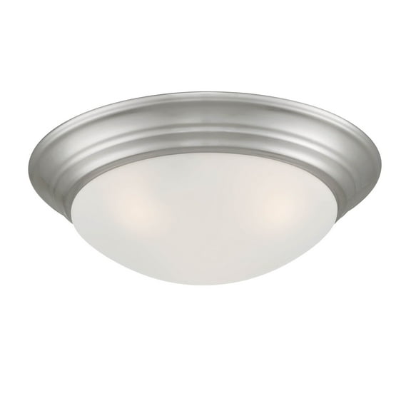 1360L-BN Designers Fountain Tap - 3 Light Flush Mount In Traditional Style-5.25 Inches Tall and 16.75 Inches Wide-Brushed Nickel Finish