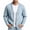Mens Jacket Light Blue, variant on Fall Tops for Men Vintage V Neck Denim Jacket Long Sleeve Pockets Fashion Streetwear Jean Coat Dad Gifts