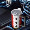 thumbnail image 6 of Red Christmas Santa Costume Pattern Tumbler with Handle and Lid,40oz Double Wall Vacuum Insulated Tumbler,Cups Gift for Women and Men, 6 of 7