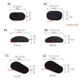 thumbnail image 4 of Sinyiin 40Pcs Anti-Slip Soft Foam Glasses Nose Pads Self Adhesive Eyeglass EVA Nose Pads Comfortable & Protect The Makeup, 4 of 20