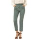 thumbnail image 3 of INSPIRE CHIC Pantalones de tobillo de trabajo de oficina trasera elásticos de cintura alta a cuadros de mujer Verde XS, 3 of 6