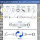 thumbnail image 3 of Kit de cuerda de alambre, Alambre de Acero Inoxidable 304 con Revestimiento de Vinilo, Tensores para cadena de luces colgantes, Valla de jardín, 3 of 4