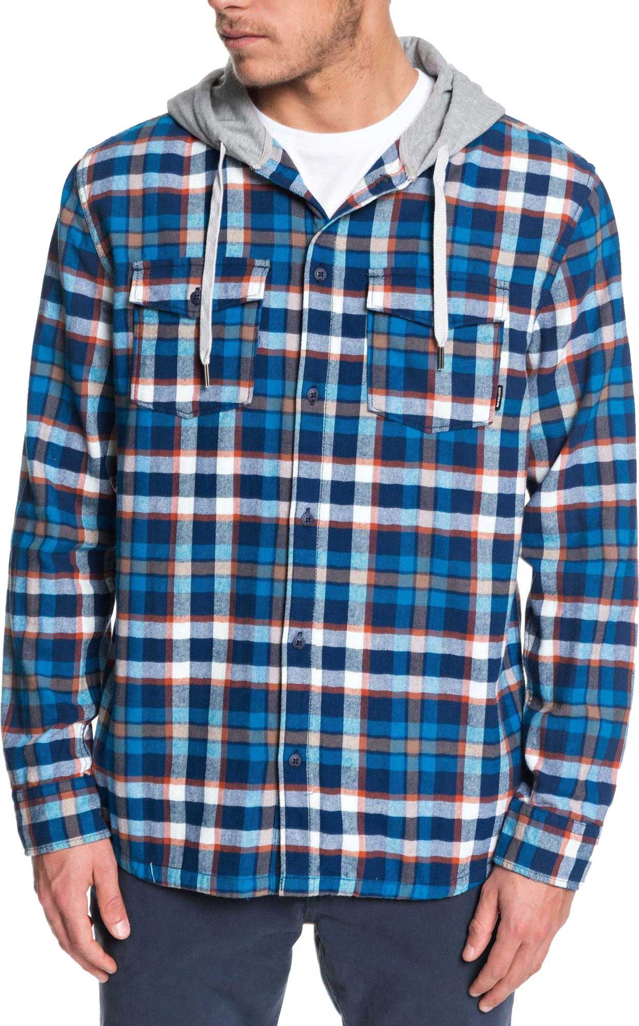 Quiksilver Quiksilver Men's Snap Up Long Sleeve Flannel Shirt