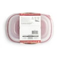 thumbnail image 5 of (2 pack) Rubbermaid Take alongs Divided Rectangular Food Storage Containers, 3.7 Cup, 3-Pack, 5 of 6