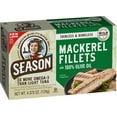 thumbnail image 2 of Pack of 12, Seasons Skinless & Boneless Mackerel Fillets in Olive Oil, 4.375 oz​, 2 of 6