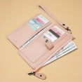 thumbnail image 2 of SDOTXA Foldable PU Leather Wristlet Wallet with Coin Purse and Card Slots, 2 of 5