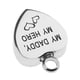 thumbnail image 4 of MY DADDY MY "Son Father Gift Caja conmemorativa Pendnat de acero inoxidable Zulema Memorial Pet colgante, 4 of 8