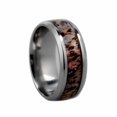 thumbnail image 1 of de hombre con incrustaciones de concha s de material acero inoxidable pulido con borde plano inclinado pulido de 8 mm para bodas US7- Yinane Anillo de boda para hombre, 1 of 5