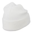 thumbnail image 4 of Halloween Happy Pumpkin Face Embroidered Long Beanie - White OSFM, 4 of 5