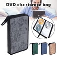 thumbnail image 2 of AMERTEER CD Folder for 80 CD / DVDs / Blu-Rays Sturdy Construction Bag Storage Holder Carry Organizer Case  Yellow, 2 of 6