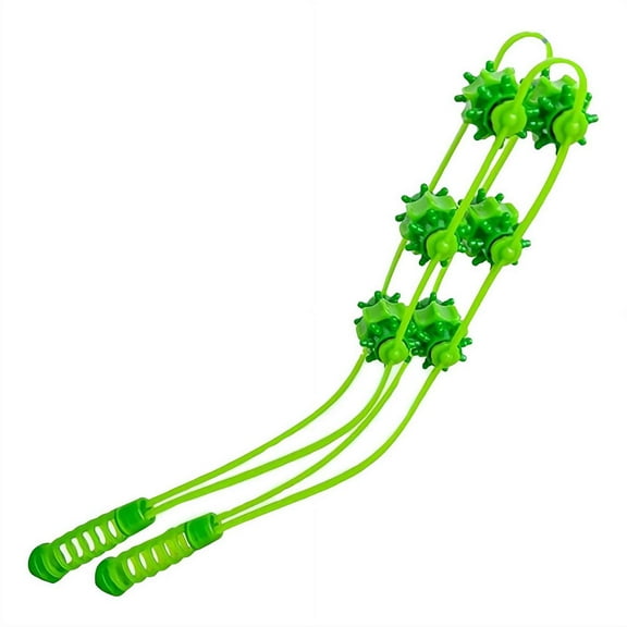 Manual Back Massage Roller Rope, Hand Massager Ball Roller Fascia Roller Manual Massage Strap for Back Neck Shoulder Waist Leg