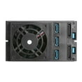 thumbnail image 2 of iStarUSA BPN-DE230HD-SILVER Trayless 2 x 5.25" to 3 x 3.5" 12Gb/s HDD Hot-swap Rack, 2 of 4