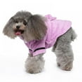 thumbnail image 3 of Pet Pajama with Hood Thickened Luxury Soft Cotton Hooded Bathrobe Quick Drying And Super Absorbent Dog Bath Towel Soft Pet Nightwear for Puppy Small Dogs Cats Purple, 3 of 17