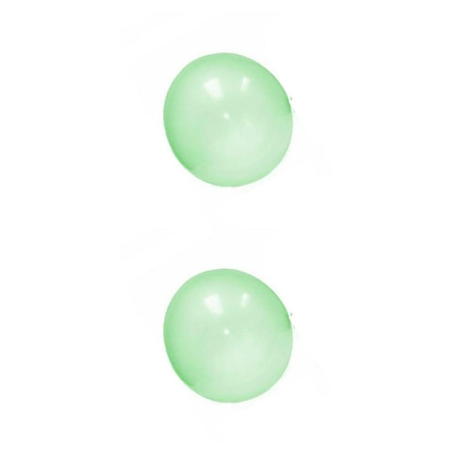 VONKY Kids Bubble Ball Toy Party Supplies Playthings Interactive Plaything Interesting Solid Color Inflatable Ball Prop Playing Props Green/40cm 2Set