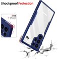 thumbnail image 4 of for Samsung Galaxy S22 Ultra Case, 360 Full Body Rugged Case with Built-in Screen Protector Transparent Heavy Duty Shockproof Bumper Cover for Galaxy S22 Ultra 6.8" (Blue), 4 of 13