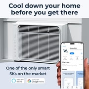 Windmill 5,000 BTU Window Air Conditioner - Lite Series - Quiet & Smart, Cools up to 150 Sq. Ft. - App/Wi-Fi, Remote Control, Voice