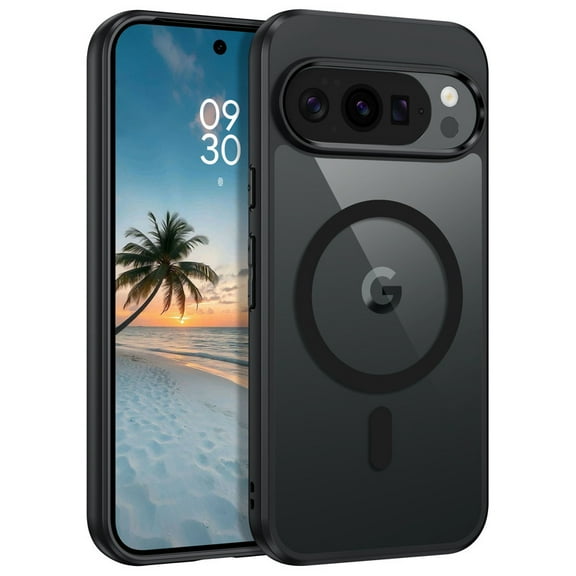 VENINGO for Google Pixel 10 Pro XL Case Magnetic Slim Yellowing Resistant Scratch Resistant Shockproof Women Men Protective Phone Cases 6.8 inch, Clear