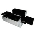 thumbnail image 2 of Ktaxon Pro Aluminum Makeup Train Case Jewelry Box Cosmetic Organizer Storage Lockable, 2 of 7