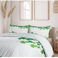 thumbnail image 6 of Ambesonne Clover Duvet Cover Sets, St Patrick's Day Celebration, 2-King, Green Fern Green, 6 of 7