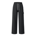 thumbnail image 5 of Homenesgenics Cargo Pants Men 2026 Casual Pockets Elastic Waist Sweatpants Work Trousers Dark Gray M, 5 of 7