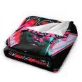 Horror Movie Fleece Throw Blanket, scary character Blanket for Women