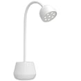 thumbnail image 2 of OUSITAID Lotus Mini Nail Lamp with 360 Rotating Gooseneck 8 Light Beads 24W Quick Drying Nail Light Female Nail Dryer Machine Gifts for Manicurists and Beginners, 2 of 11