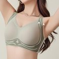 thumbnail image 5 of YHAJDS Wireless Bra for Women Seamless Contrast Color Sponge Soft Support Breathable Fixed Cup Daily Bra, 5 of 5