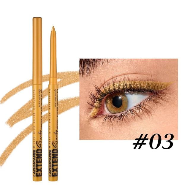 Lápiz Gel para Delinear | Lápiz de Sombras Flash | Maquillaje Fluorescente de Color Duradero | Acabado Mate y Brillante | Resistente al Agua | 12 Opciones de Color | 0.2g | Paquete Individual