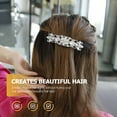 thumbnail image 5 of unbranded 3pcs Rhinestone Flower Hair Clip Elegant Hairpin Delicate Hair Barrette for Women, 5 of 8
