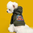 thumbnail image 3 of Dog Halloween Clothes Fashion Pumpkin Print Sweatshirt Small Pet Hoodie Sweater, 3 of 5
