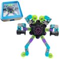 thumbnail image 1 of Fidget Spinner deformable - Descompresión Fingertip Spinner, cadena de bricolaje única para niños Cool Fidget Robot, alivio del estrés y juguetes contra la ansiedad para adultos y niños Namotu CZWJ-XM5-1, 1 of 6