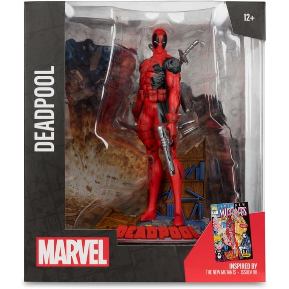McFarlane Marvel Deadpool Figura Posada a Escala 1:10 con Escena